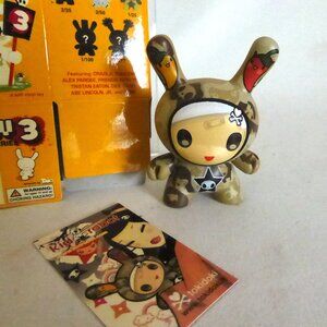 2006 3” KIDROBOT DUNNY SERIES 3 TOKIDOKI SIMONE LEGNO DESIGNER ART URBAN VINYL